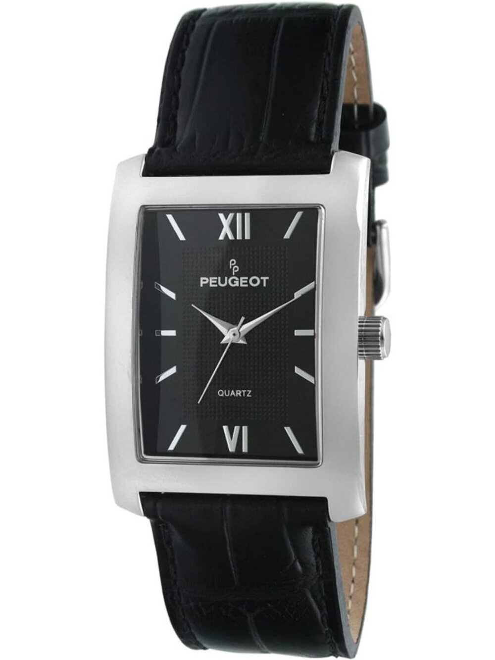 Classic Men's Dress Watch with Roman Numerals & Leather Strap - Stylish